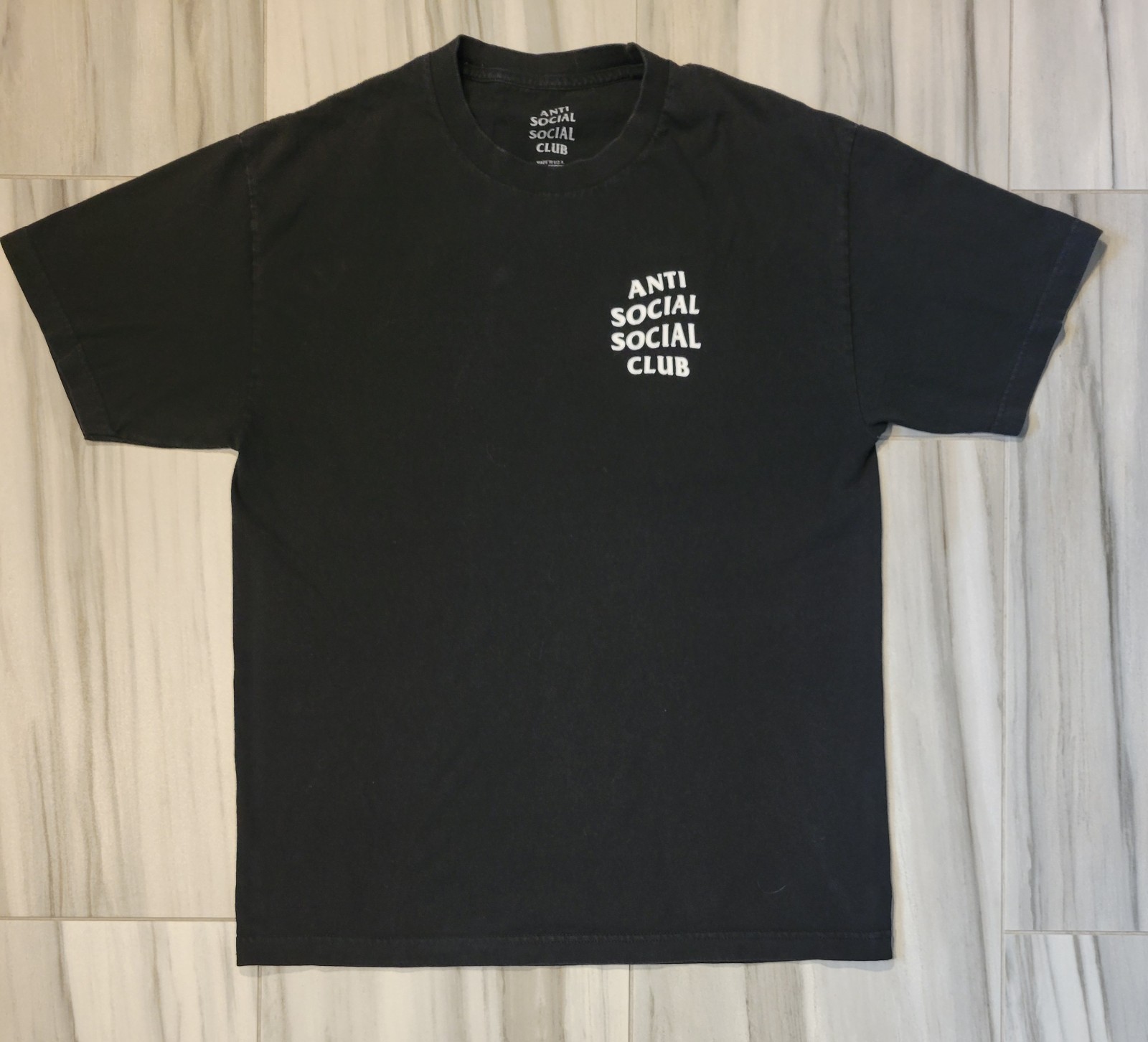 L Anti Social Social Club Black T-Shirt U.S.A Made gallery