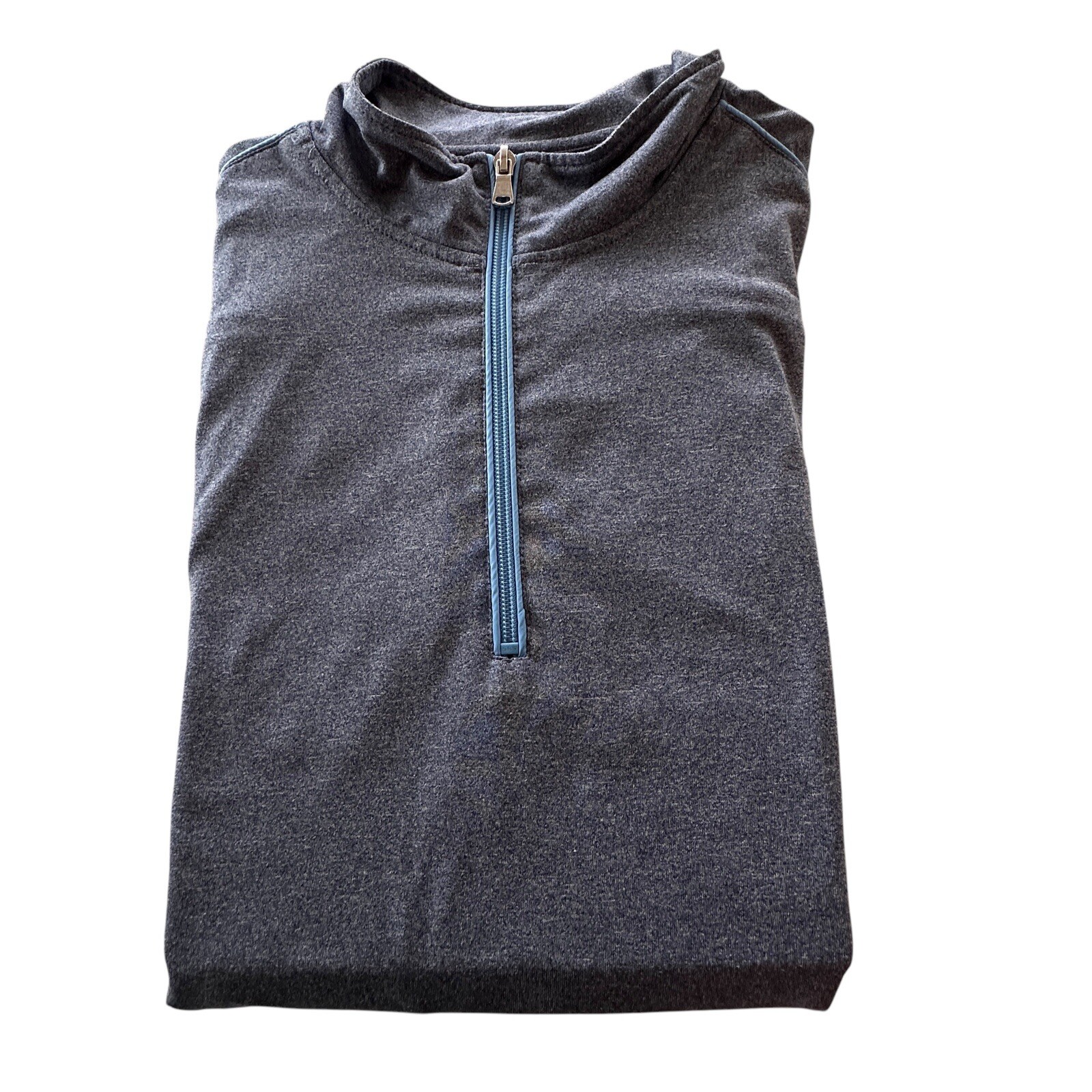 Johnnie O 1/4 Zip Performance Mens Medium Blue Long Sleeve Comfort gallery