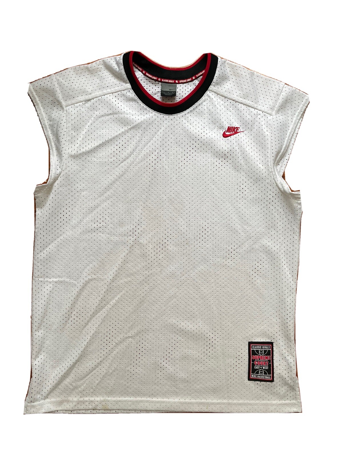 Nike Basketball Classic Rivals Supreme Court East Vs West Men's Jersey L White gallery