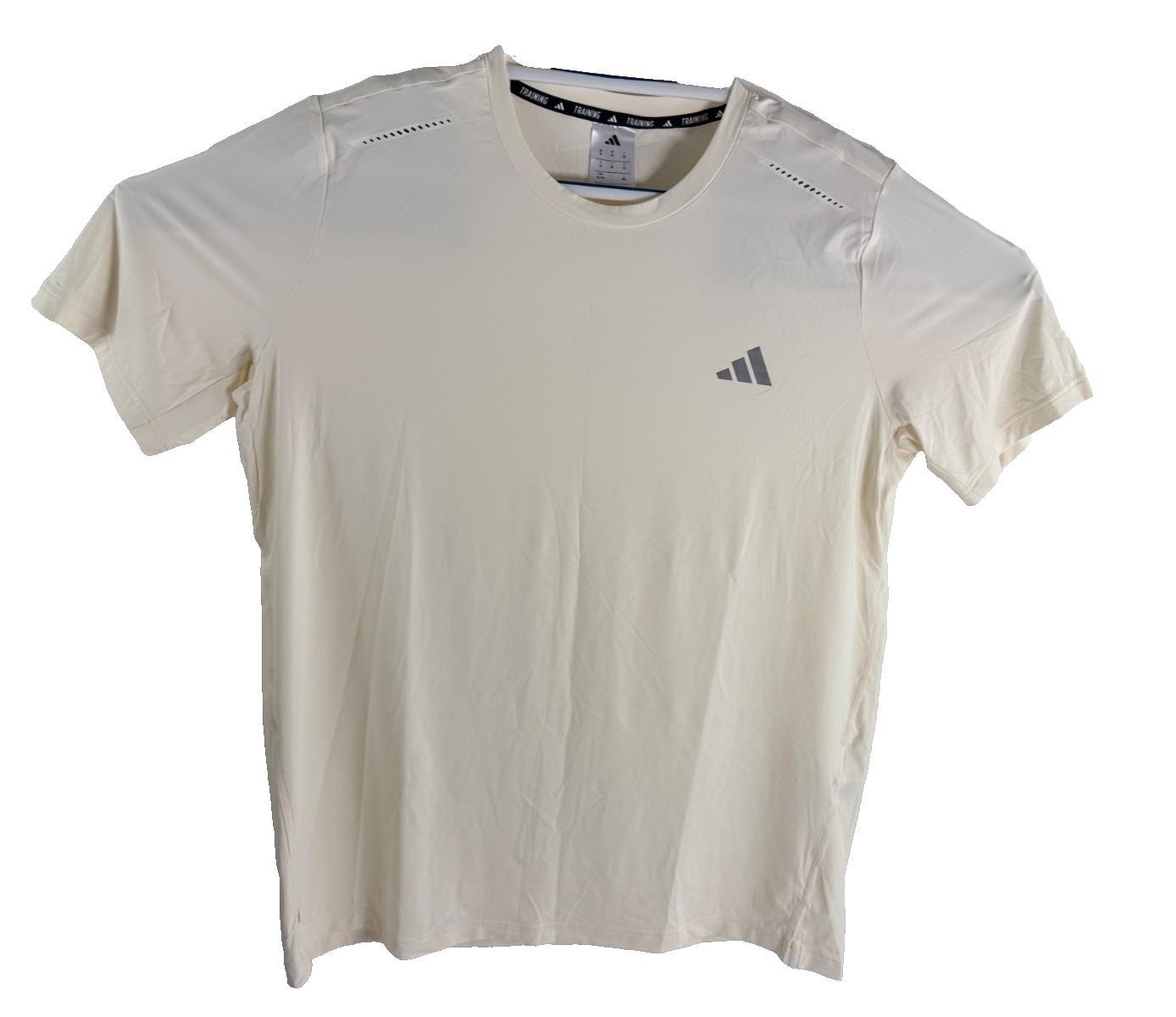 Adidas Cool Intensity Training Tee Chalk White Men`s Size XL JJ3714 gallery