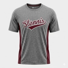 USS Stennis CVN-74 Navy Performance Athletic Shirt Gray Maroon