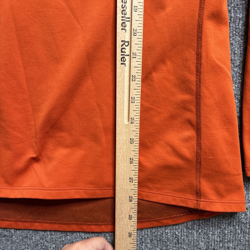 Arc'teryx Rho LT Zip Neck Base Layer Mens XL Orange Pullover Gorpcore Ski 13029 gallery