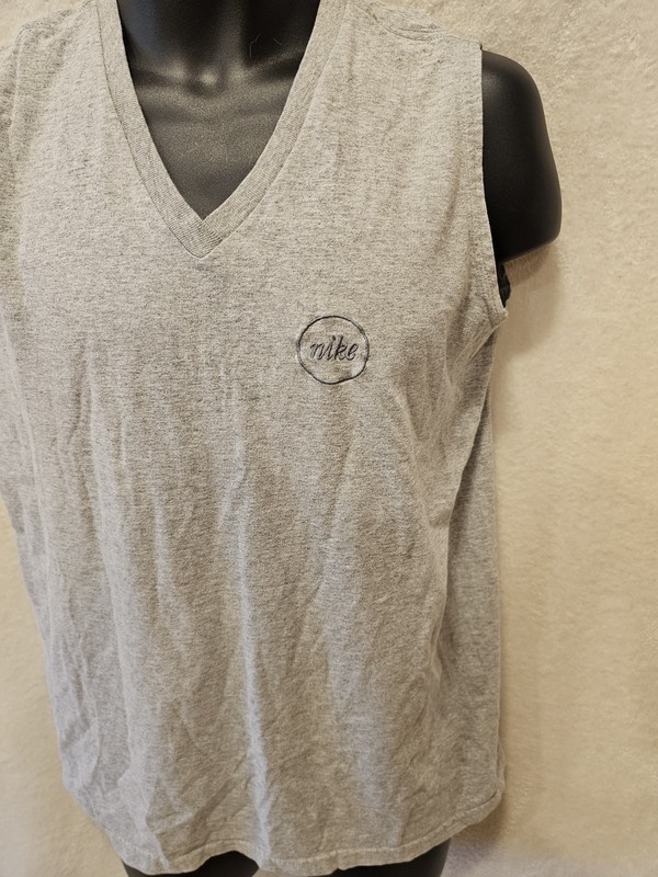 Vintage Nike Tank Top Mens M Swoosh Logo 90s Made In USA Gym Workout Basketball gallery