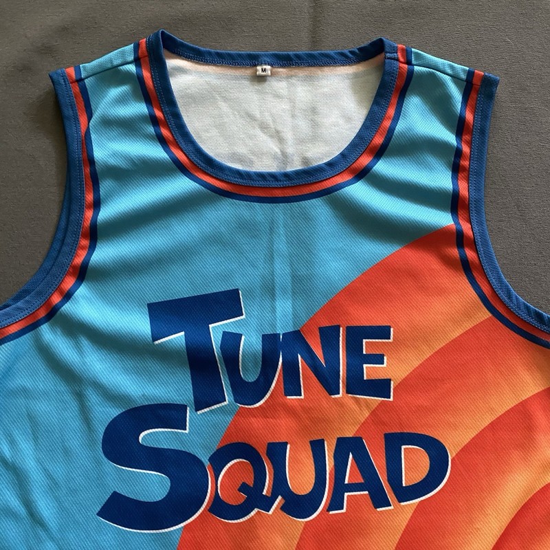 Looney Tunes Space Jam Bugs Bunny Tune Squad Jersey Mens Medium Blue Basketball gallery