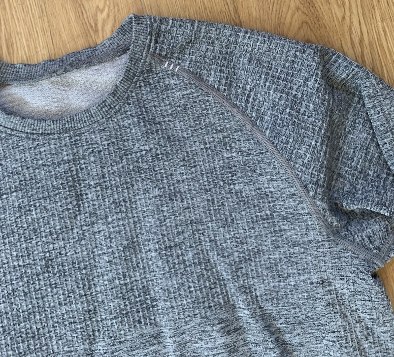 Lululemon Engineered Warmth Crewneck Mens Medium Gray Long Sleeve Wool Blend gallery