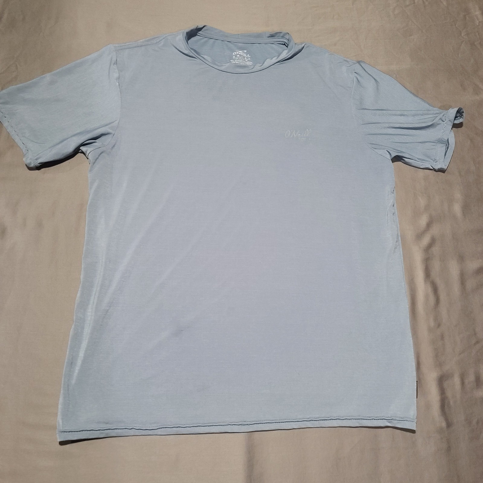 O'Neill Shirt Mens Small Blue Surf Co Logo UPF 50 Outdoor Activewear Lightweight gallery