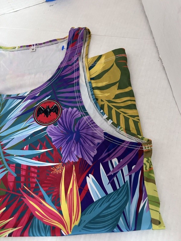 Bacardi pride tank top tropical size small gallery