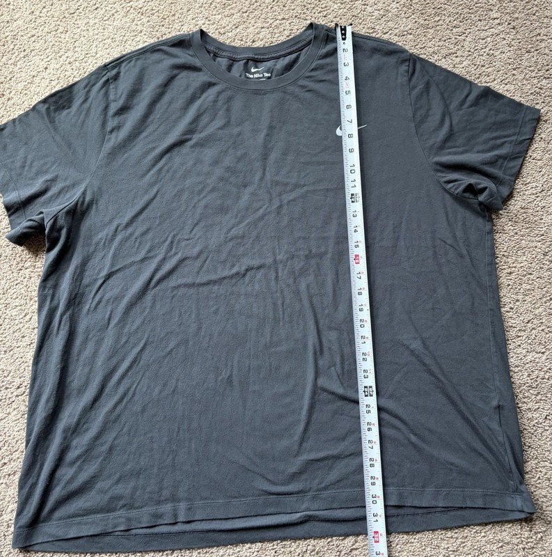 Nike Men's Dri-Fit Tee Shirt 4XL Dark Gray gallery