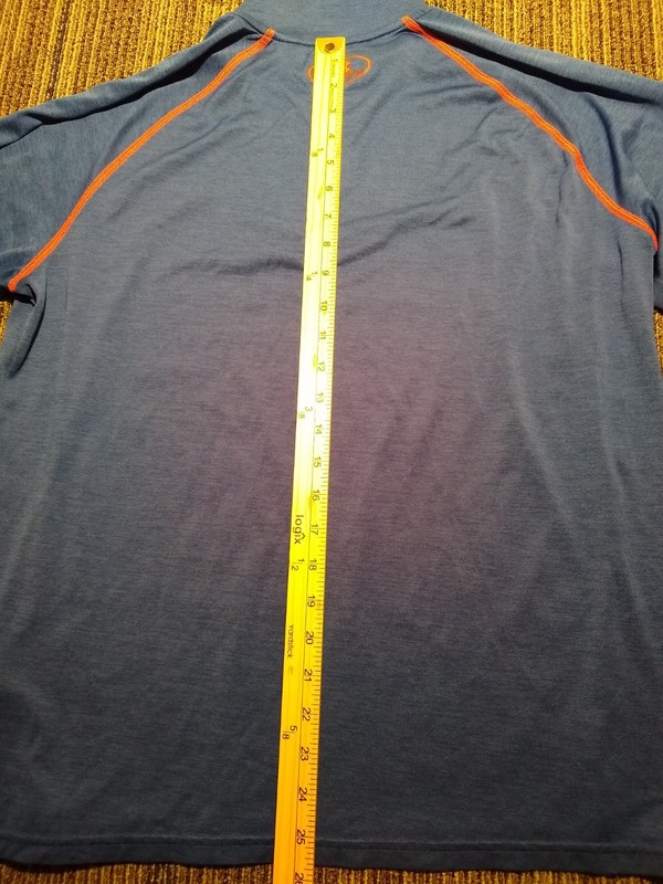 Under Armour Men's Large Tech 1/4 Zip Pullover Loose HeatGear Long Sleeve Blue gallery