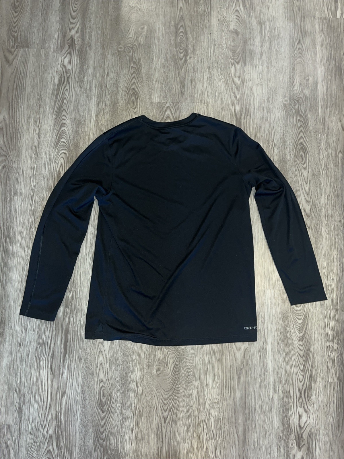 Black TCU Long Sleeve Team Issue Track Shirt DriFit Horned Frog Shirt Mens Large gallery
