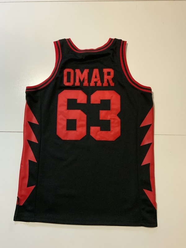 HeadGear Classics The Wire Omar Devon Little Warriors Basketball Jersey Sz. L gallery