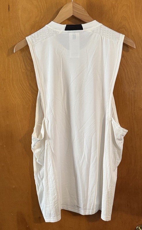 Adidas Tank Top Mens Large White Training gallery