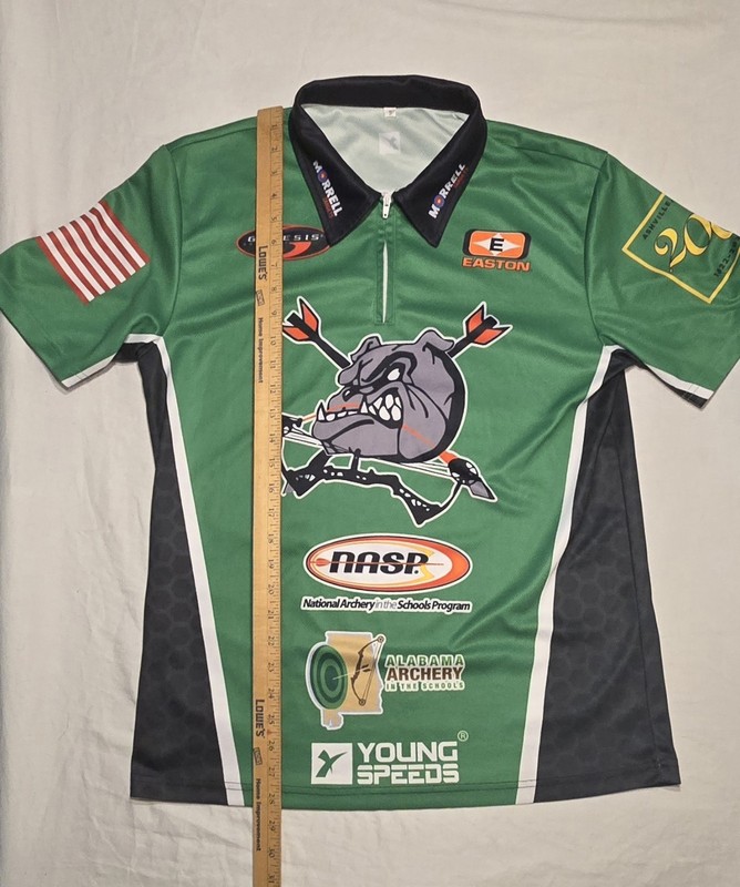 NASP Archery Team Jersey (Small) Green An Black Short Sleeve gallery