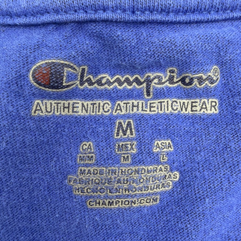 Miami Dade Authentic Athletic Wear Long Sleeve Shirt Mens M Blue Graphic.#39857 gallery