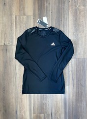 Adidas Techfit Control x RHEON Compression Black Long Sleeve HS9814 New