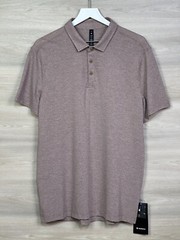 Lululemon Evolution Polo Pique Size XL Heathered Smoky Topaz HSTZ 00061.