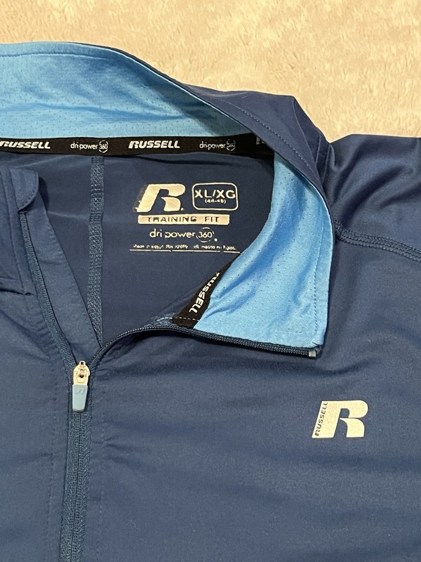 3 Russell Pullover Mens XL Black Dri Power 360 Long Sleeve 1/4 Zip Athletic Top gallery