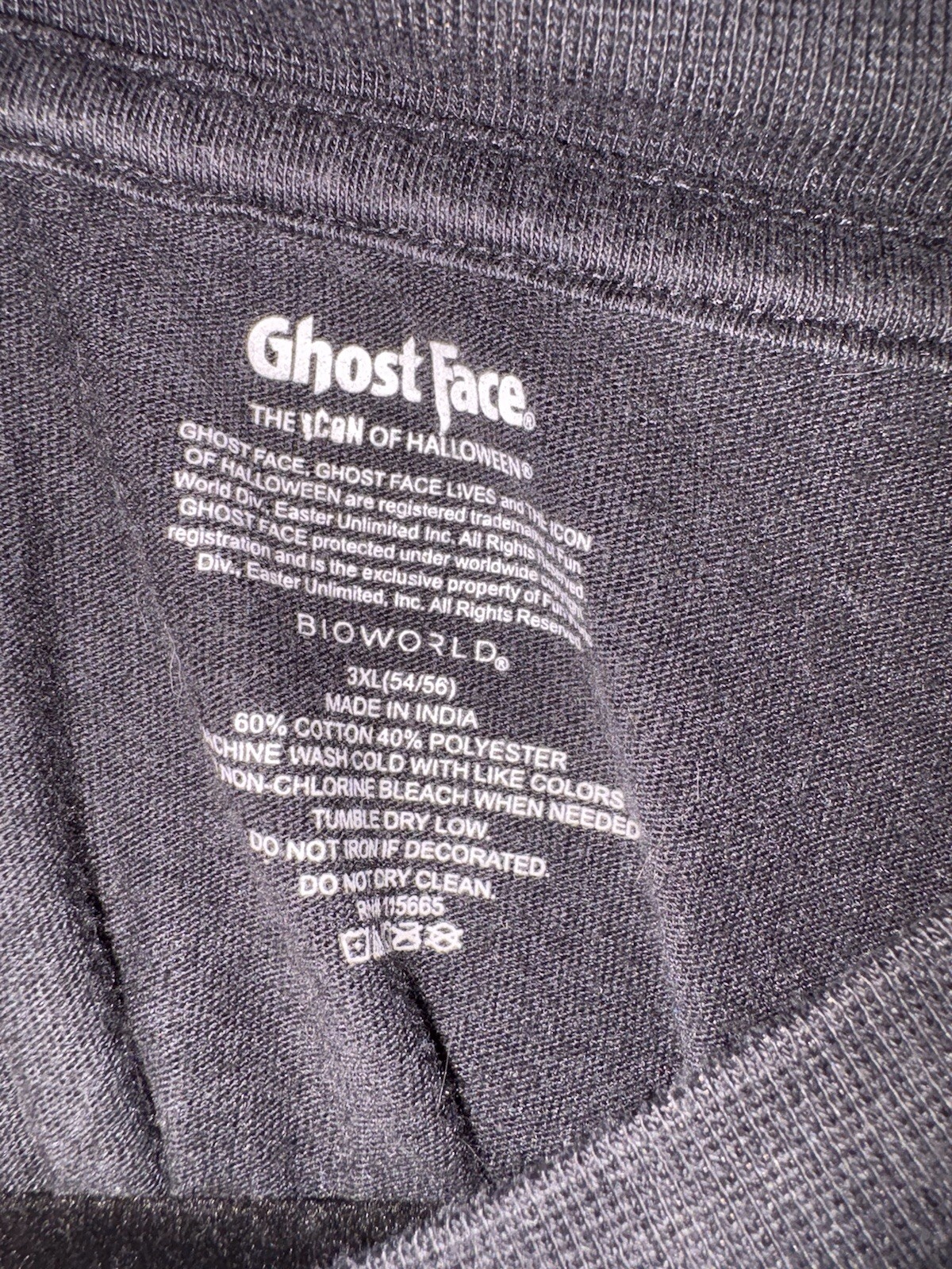Ghost Face Muscle Tank Top Men’s Size 3XL gallery