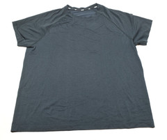 Rhone Performance Training Shirt Mens Large Black Short Sleeve Stretch Gym
