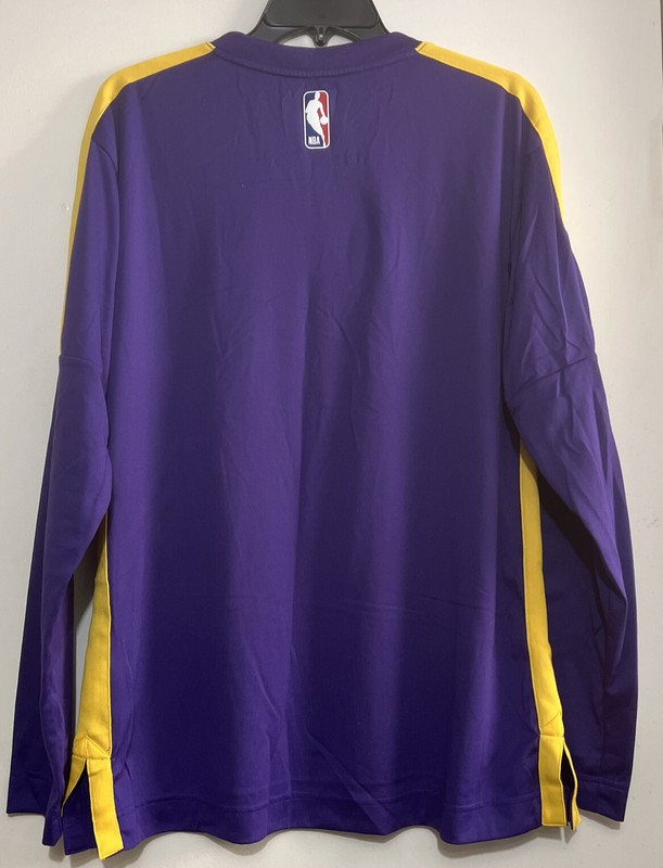 NIKE NBA LA LAKERS WARM UP SHOOTING SHIRT Sz M PURPLE/YELLOW NWT gallery