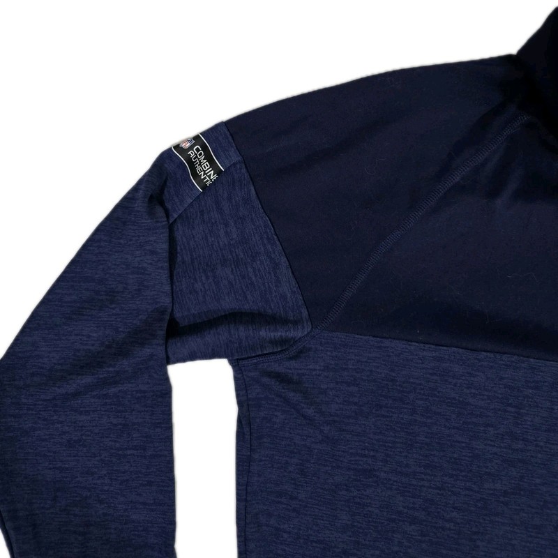 Under Armour NEW ENGLAND PATRIOTS Combine Authentic Shirt 1/4 Zip Long Sleeve M gallery