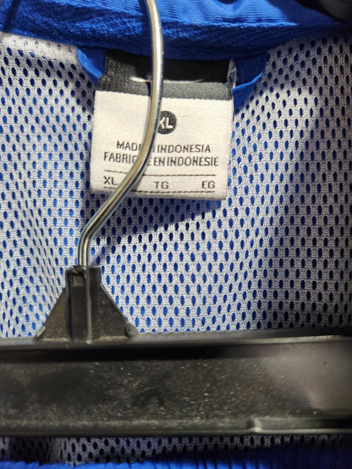 Men's Nike Royal Blue (w/white stripe) warm up XL Pre-Owned gallery