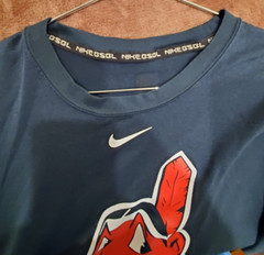 Nike BSBL Cheif Yahoo Dri Fit Shirt (See Description For Size )