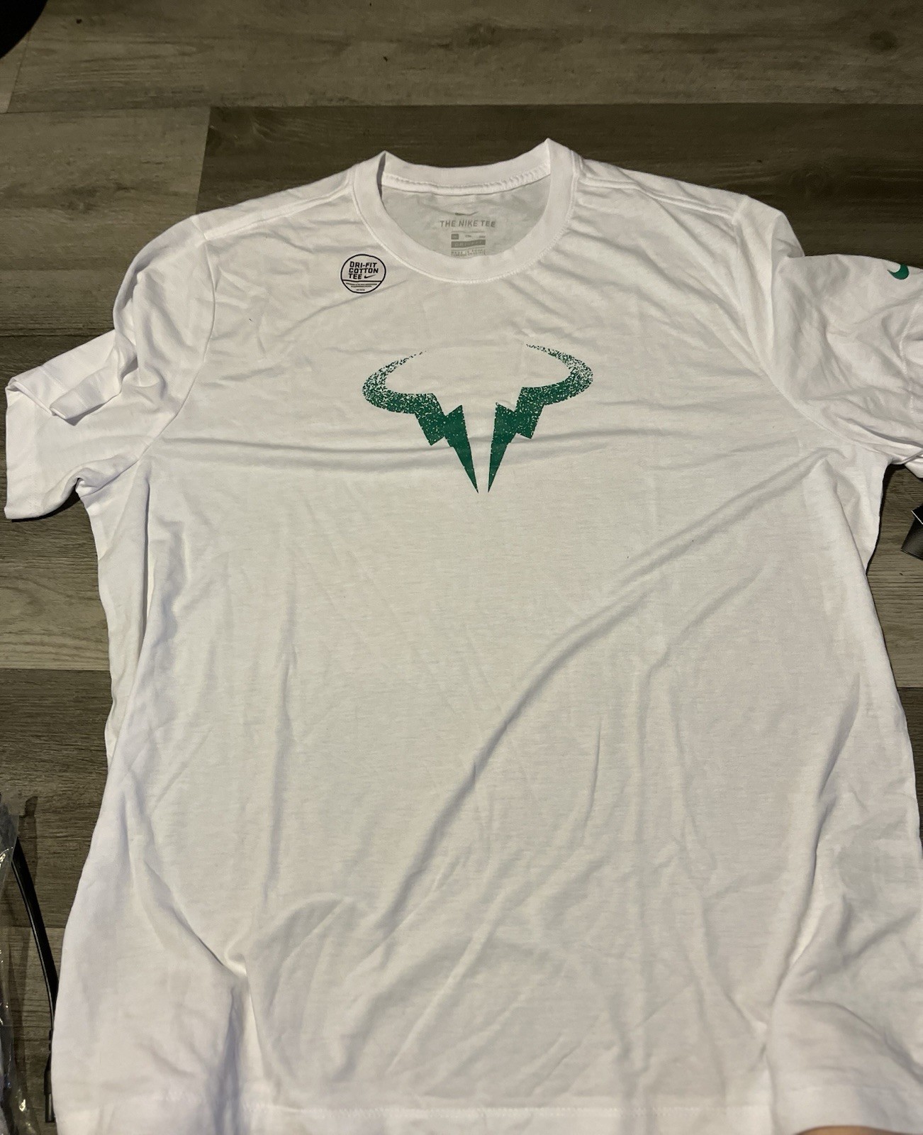 NWT Grass Wimbledon Season Rafael Nadal Bull Logo Green Bull XXL authentic merch gallery