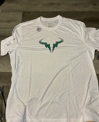 NWT Grass Wimbledon Season Rafael Nadal Bull Logo Green Bull XXL authentic merch