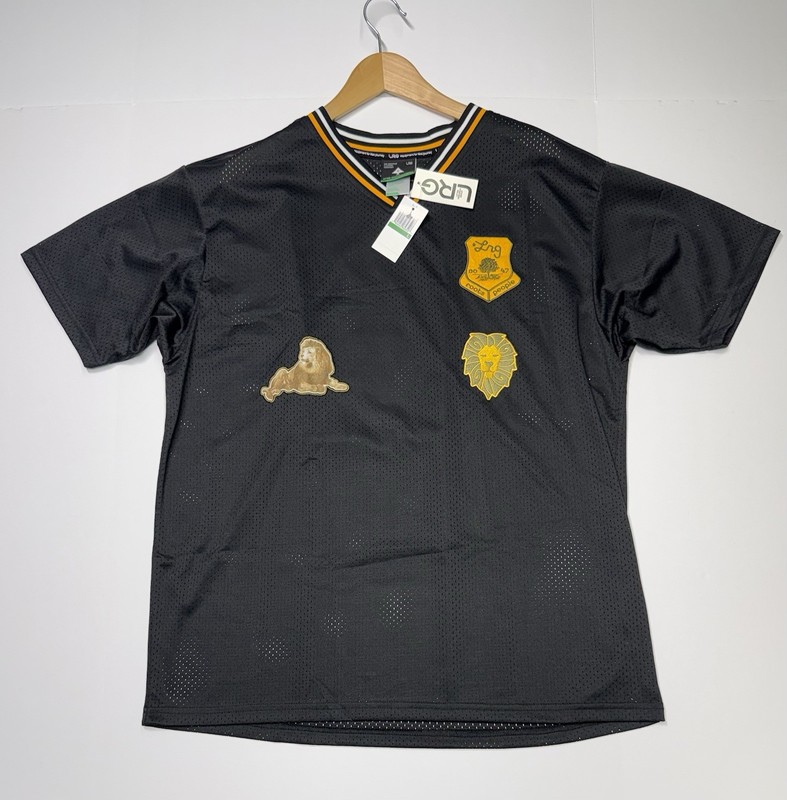 LRG Lifted Research Group Jersey #47, Mesh Lion Patches Men’s Size Large NWT gallery