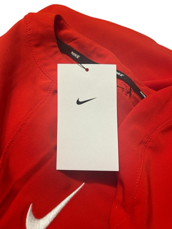 Nike Baseball Red White Long Sleeve Pregame Top Men’s Size Small NEW DO9174-657 gallery