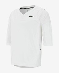 Nike Men’s Baseball Hot Jacket 897383-100 BP Pullover 3/4 Sleeve Size Large