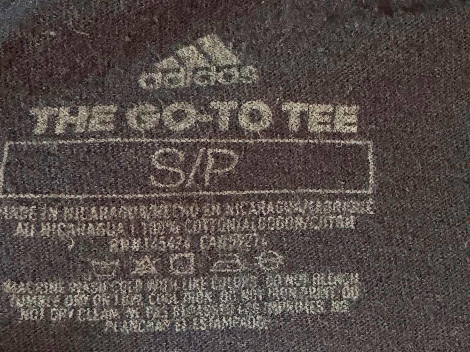 Adidas The Go To Tee Navy Graphic Logo T-Shirt Small gallery