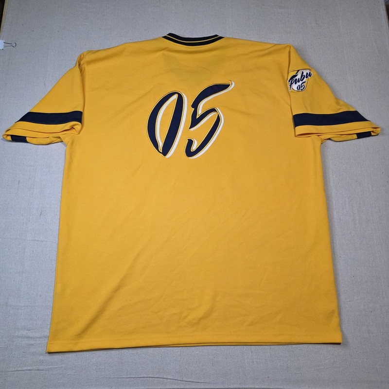 Vintage Fubu Jersey Yellow Mens Size XXXL #05 Street Wear 90s y2k Embroidered gallery