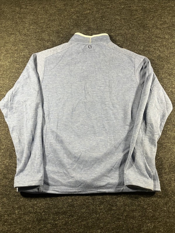 Zero Restriction 1/4 Zip Pullover Men's L Blue Golf Performance Top gallery