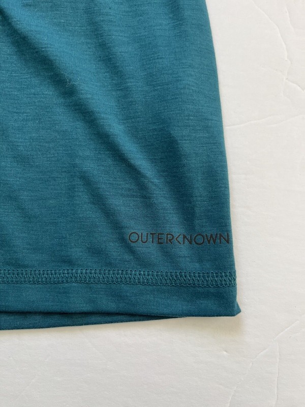 Outerknown Active Green Teal Short Sleeve T-shirt size Large gallery