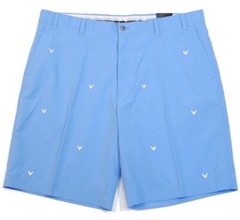 Callaway Golf Blue Opti-Dri Opti-Shield Flat Front Shorts Men’s NWT