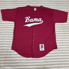 Vintage 90s Boa Sportswear Alabama Crimson Tide ‘Bama’ Baseball Jersey XL