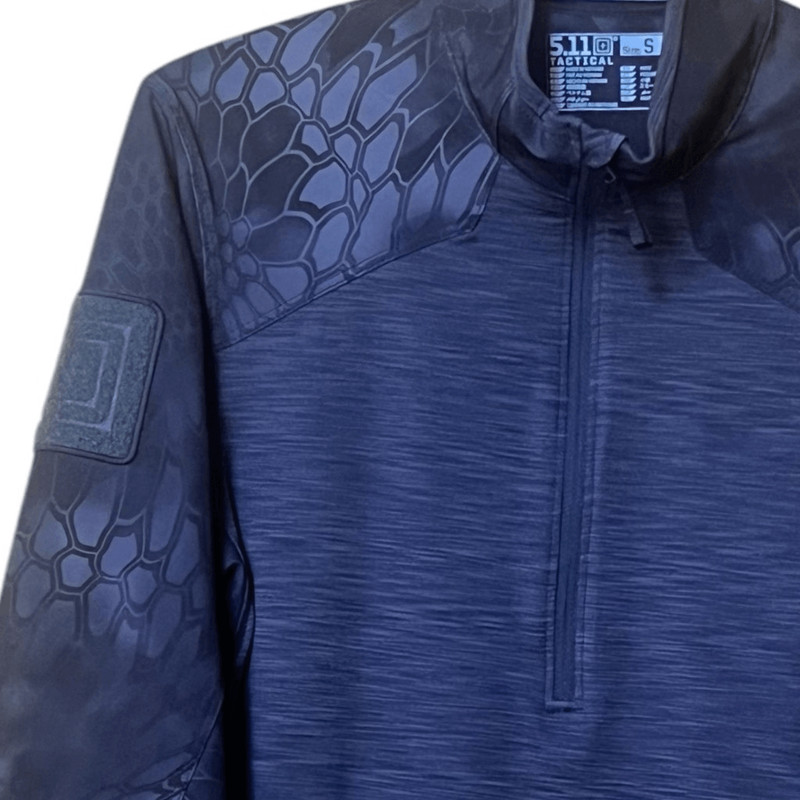 511 Tactical Gray Black Zip Neck Pull On Sz S Long Sleeve Top Jacket Workwear gallery