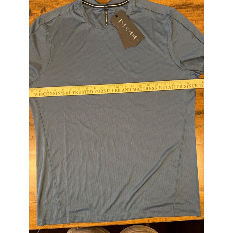 Ten Thousand Lightweight Shirt Orion Blue Mens Large NWT Training Gym Tee gallery