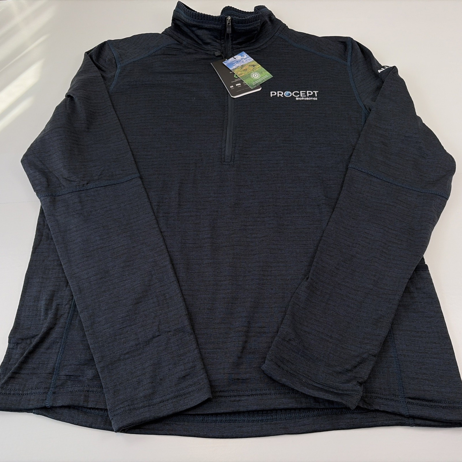 FOSSA Mens Performance 1/4 Zip Pullover Windshirt Size Large gallery