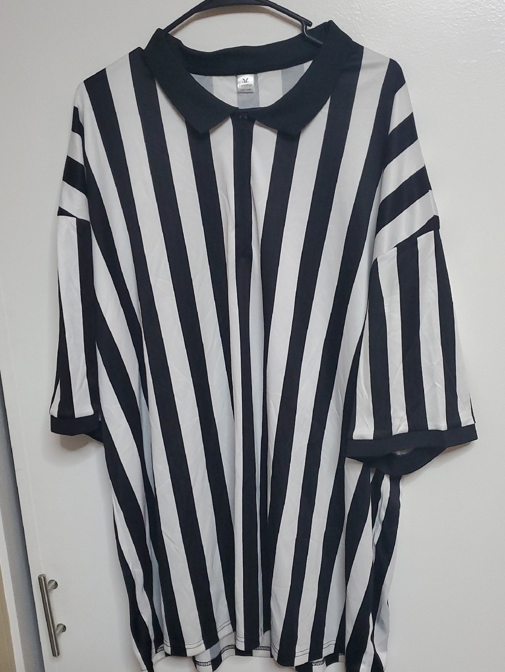 Referee Black & White Striped Men's Jersey Shirt gallery
