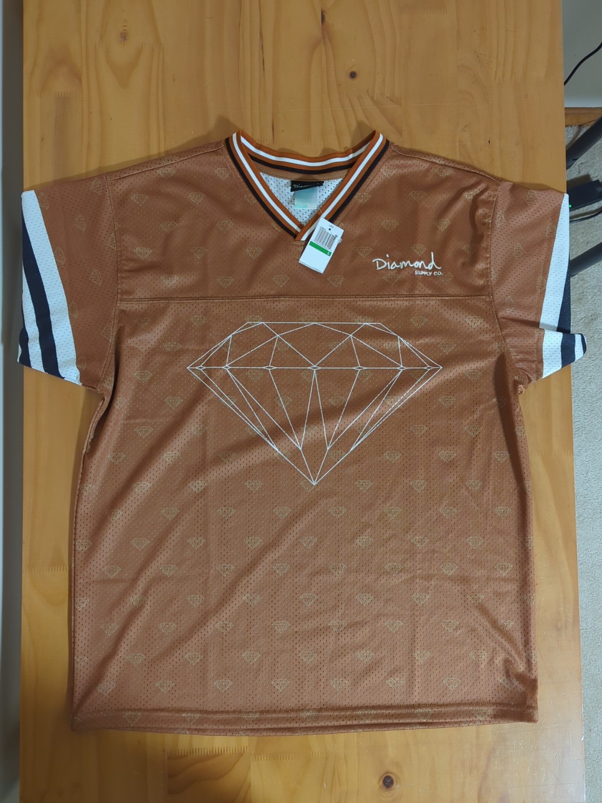 Mens Diamond Supply Short Sleeve Jersey Size Large L New gallery