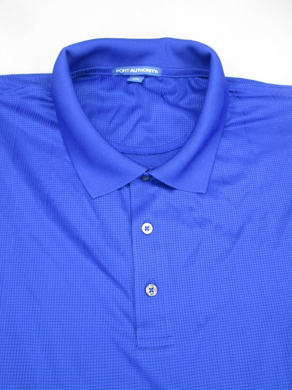 Port Authority Mens Short Sleeve Performance Polo Golf Shirt Size 3XL Royal Blue gallery