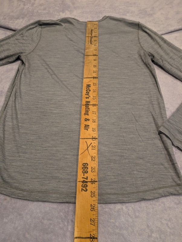 Proof Huckberry Shirt Men Small Gray Long Sleeve Snap Wool Blend 6626p6 gallery