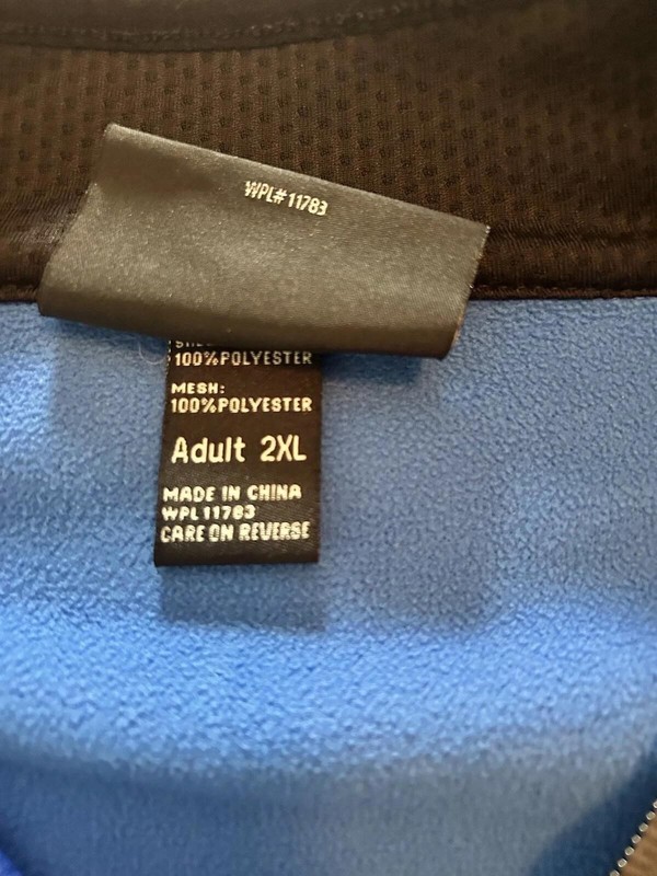 Holloway 1/4 Zip Pullover Mens Size 2XL Long Sleeve Blue Fleece Lined Athleisure gallery