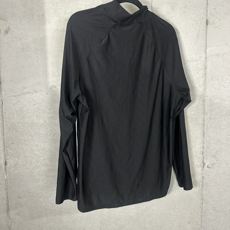 Gerry Men's Active Quarter Zip Long Sleeve Shirt NWT Blue Large gallery