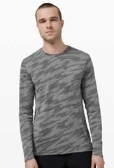 Lululemon Metal Vent Breathe Long Sleeve Gray Athletic Shirt Men’s Size Large