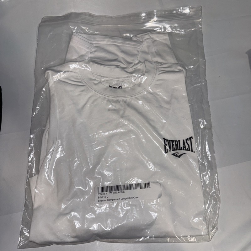 Everlast 4-Piece Bundle Black Compression Shirts And Quarter Zip Performance gallery