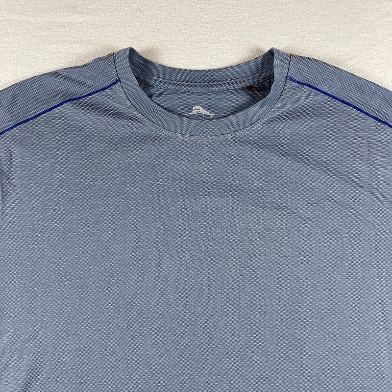 Tommy Bahama Paradise Around Shirt Mens Large Blue Tencel Stretch Beach Outdoors gallery